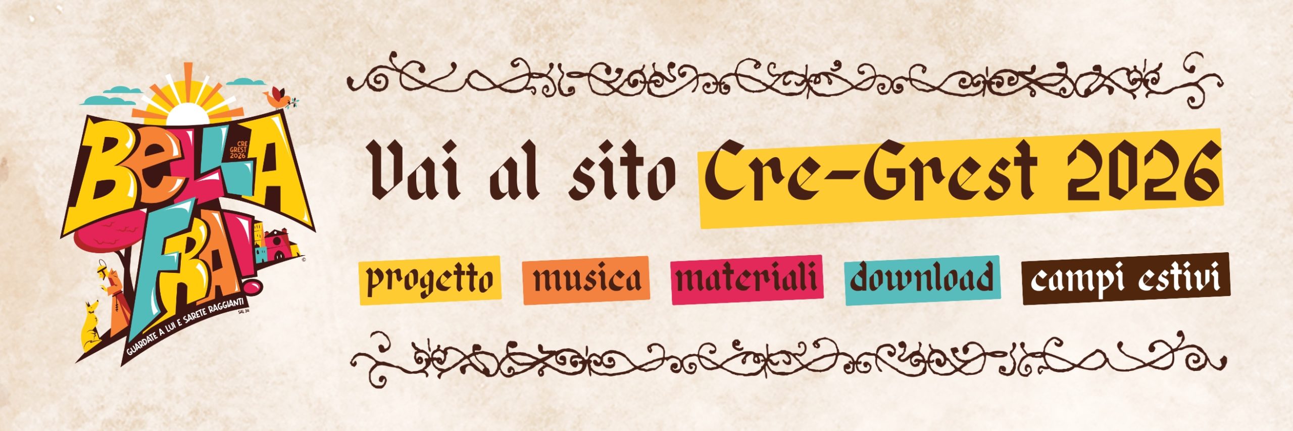 BellaFra! - Vai al sito del Cre-Grest 2026